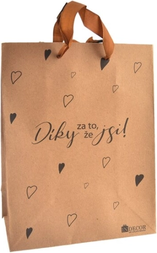 Sac cadeau « Merci d’être toi » 17 × 10 × 23 cm
