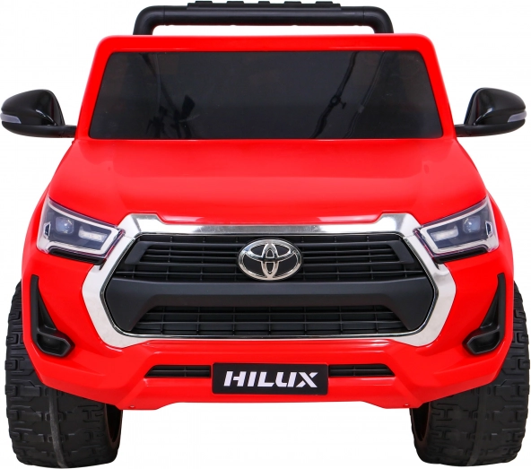 Voiture électrique pour enfants TOYOTA Hilux 4x4 avec télécommande, 2 compartiments de rangement – Rouge