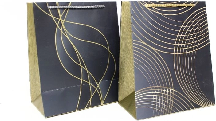 Sac cadeau décoratif Avantgarde avec effet doré (T-8)