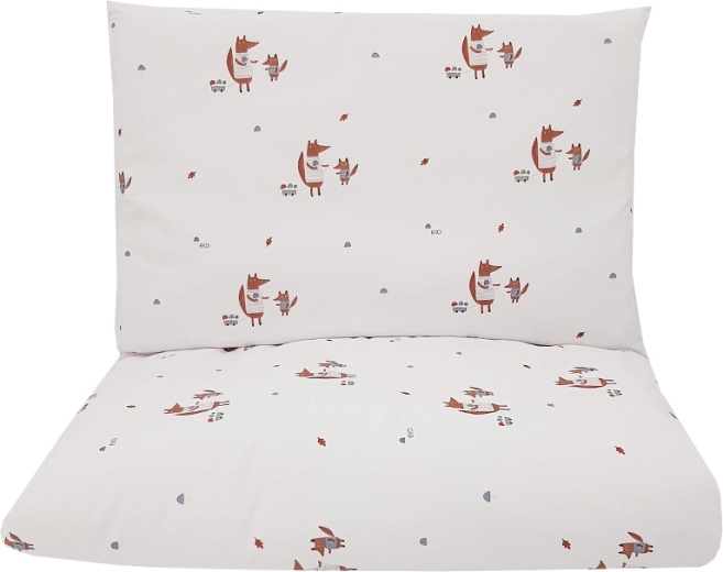 Children's Bedding Set Fox 90 × 120 cm + 40 × 60 cm, Cotton