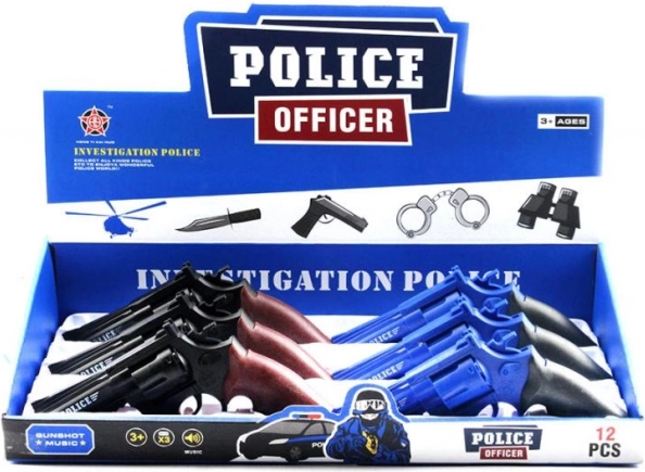 Pistolet jouet revolver avec son