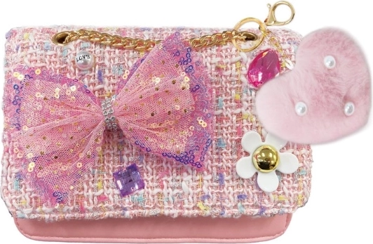 Hot Focus sac à main enfant rose avec nœud