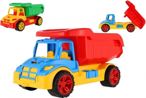 Large Red-Green Toy Tipper for Kids