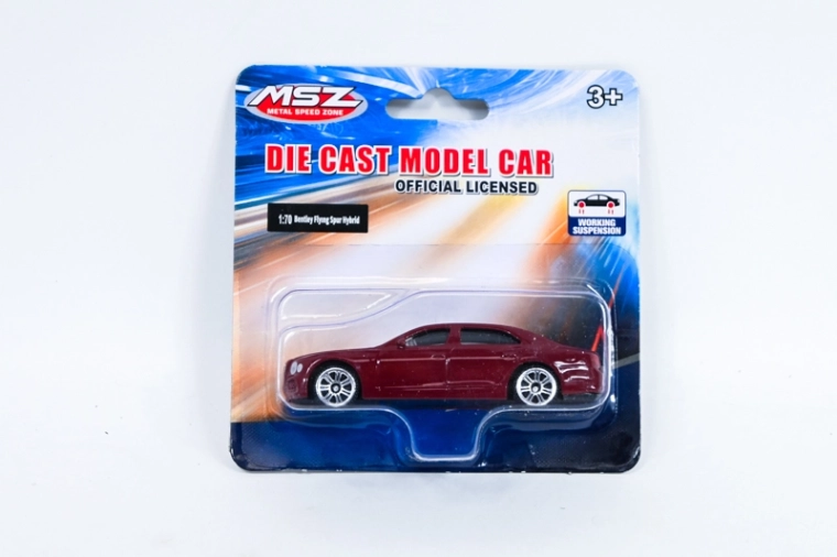 MSZ Bentley Flying Hybrid – modèle métallique 1:70, bordeaux