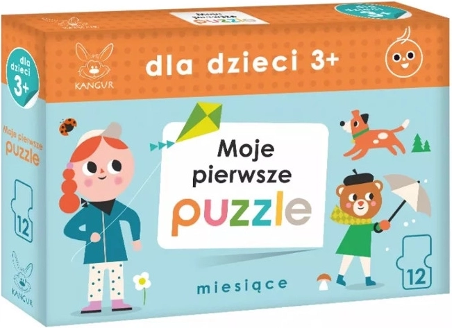Mijn eerste puzzel voor kinderen 3+ – grote vloerpuzzel 80 cm, 12 stukjes