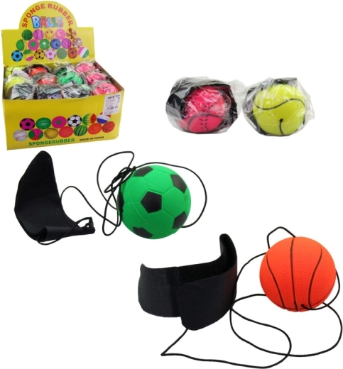 Reflex Training Ball on Elastic Cord 6.5 cm