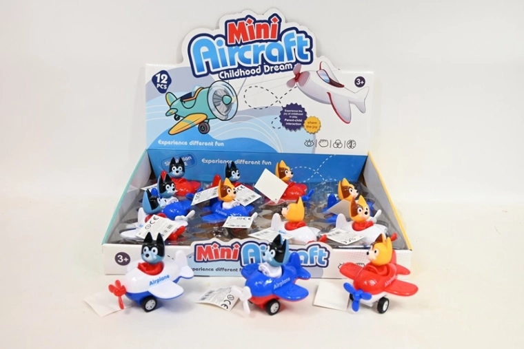 Airplane with dog 10 cm