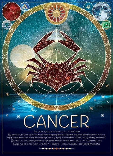 Cobble Hill Zodiac Sign Cancer Puzzle – 500 Pieces