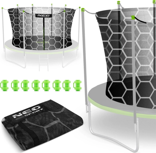 Internal safety enclosure net for Neo-Sport trampoline 435 cm