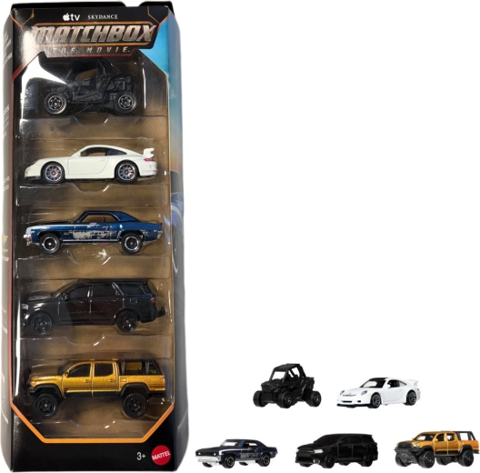 Mattel Matchbox The Movie Villain Pursuit set of 5 cars