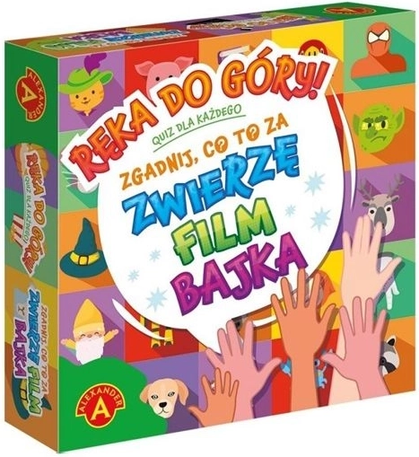 Quiz board game Hands Up – animals, movies and fairy tales