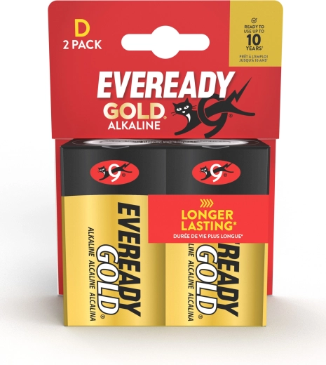 Energizer Eveready Gold Alkalibatterie D (LR20)
