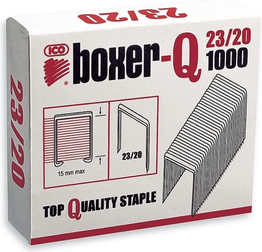 Staples BOXER‑Q 23/20, 1000 pcs