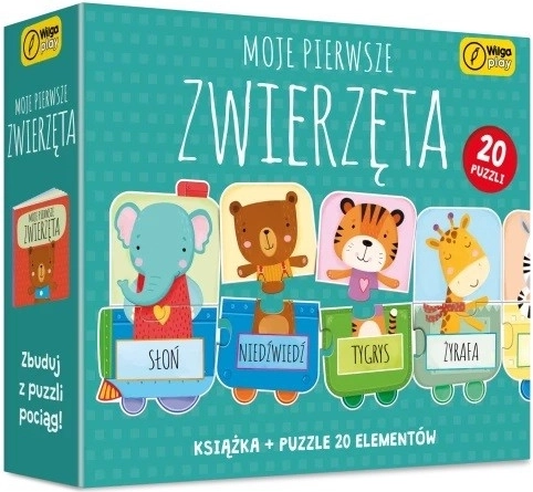 Mijn eerste diertjes: Puzzel en boek