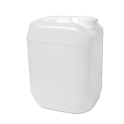 Jerrican en plastique 30 l en PEHD pour eau et denrées alimentaires, blanc