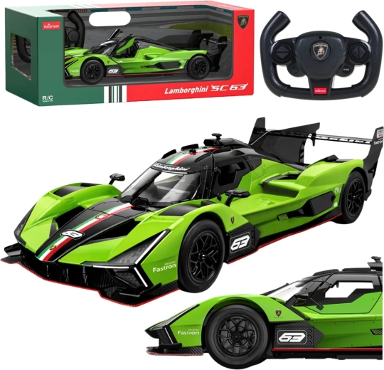 RC car Lamborghini SC63 1:14 green by Rastar
