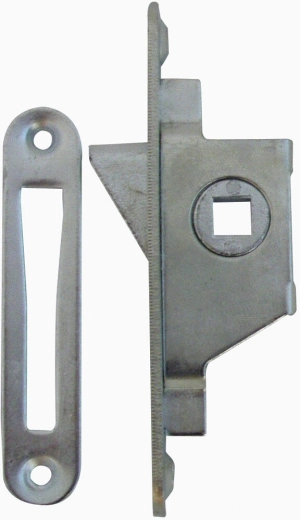Gâche de fenêtre en acier galvanisé, coloris blanc