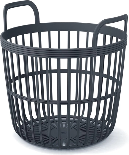 Zoe Basket with Handles 36.4 cm – Anthracite
