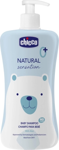 Chicco shampooing à l’aloe vera Natural Sensation 500 ml pour nouveau-nés
