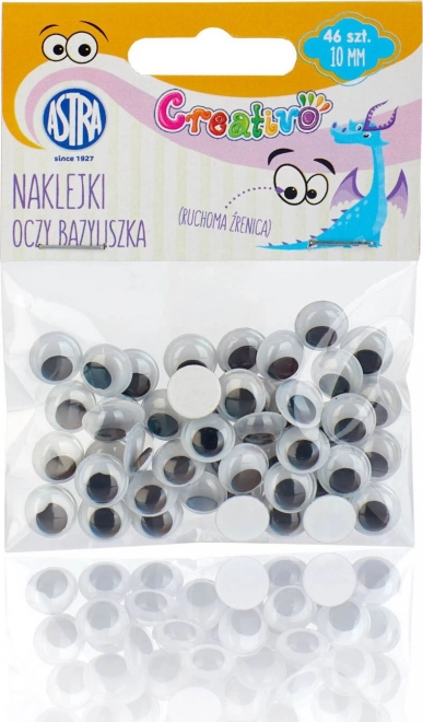 Zelfklevende ogen ASTRA CREATIVO – 10 mm