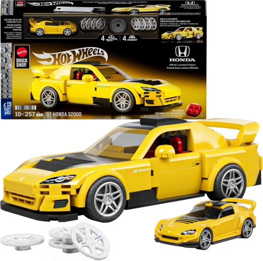 Hot Wheels Speed Series Building Set ’07 Honda S2000 257 pieces