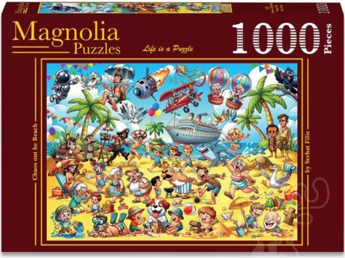 Magnolia puzzel Chaos op het strand 1000 stukjes