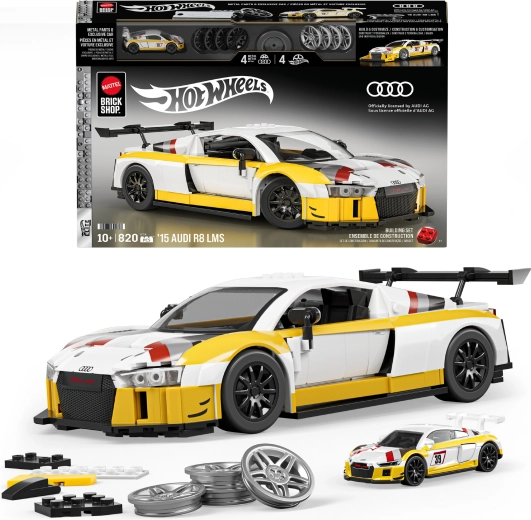 Hot Wheels Brick Shop ’15 Audi R8 LMS building set 820 pieces
