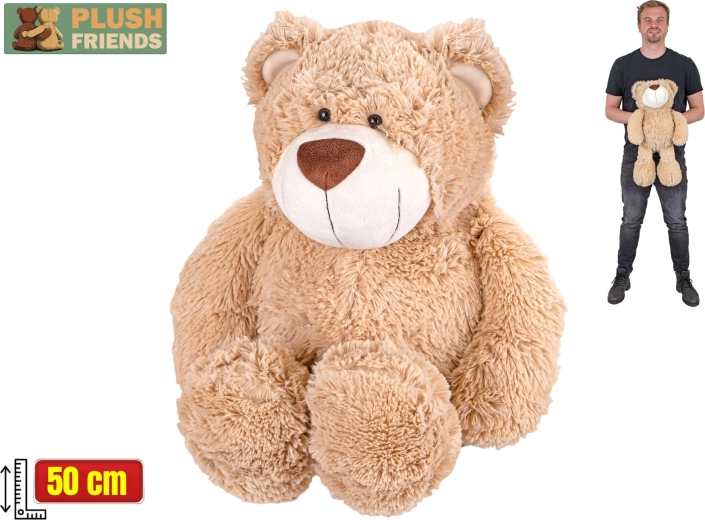 Plush Friends plush bear 50 cm beige