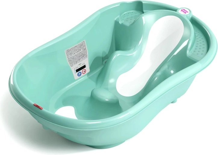 OK Baby Onda Evolution grow-with-baby non-slip bathtub 0–12 months, sky blue