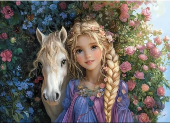 Puzzle Princesse et Cheval 300 pièces CASTORLAND