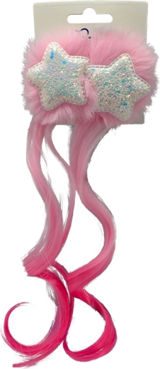 Clips with sand effect, 2 pcs