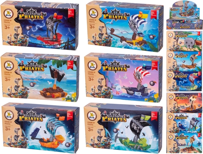 Pirate Construction Set – Mini Sets with 28–51 Pieces