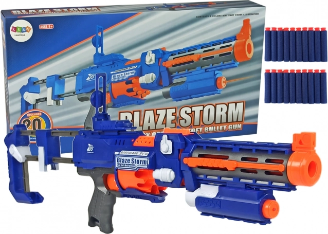 Karabijn voor foam pijltjes met draaibaar magazijn