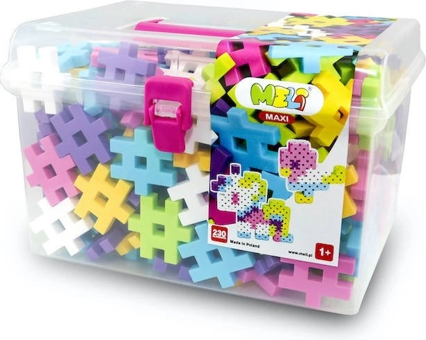 MELI Maxi Pink Travel Box Building Set 230 pieces