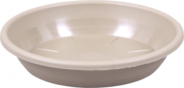 Sous-coupe pour pot de fleurs Sakura Modern 14 cm marron clair