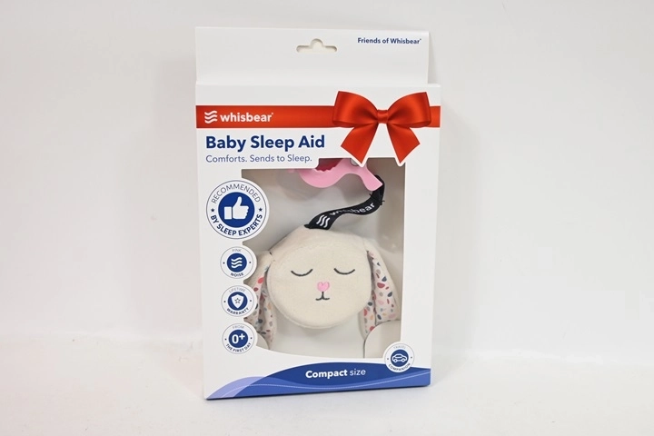 Whisbear peluche doudou bruit blanc à suspendre Lapin Felcia blanc