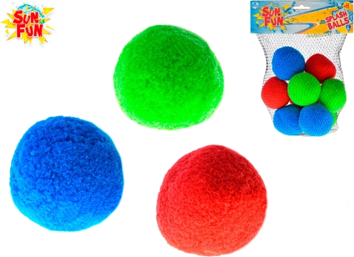 Sun Fun balles d’eau 5 cm – set de 6 pcs dans un filet