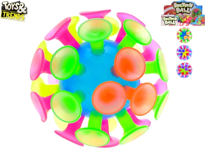 Balle avec ventouses 10 cm pour enfants