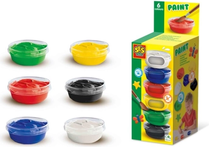 SES Creative poster paints 6 × 45 ml