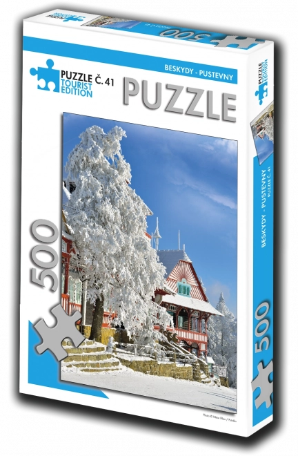Puzzle Beskydy Pustevny 500 pieces – tourist edition