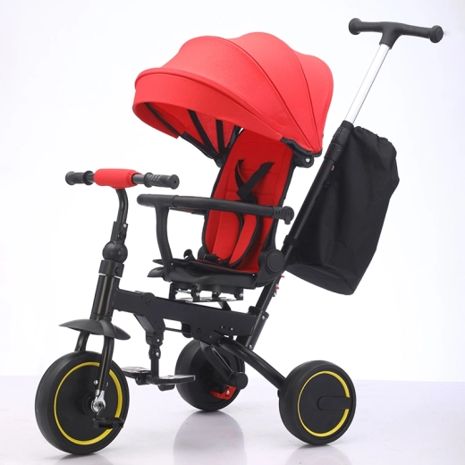 Tricycle enfant Premium 5 en 1 rouge