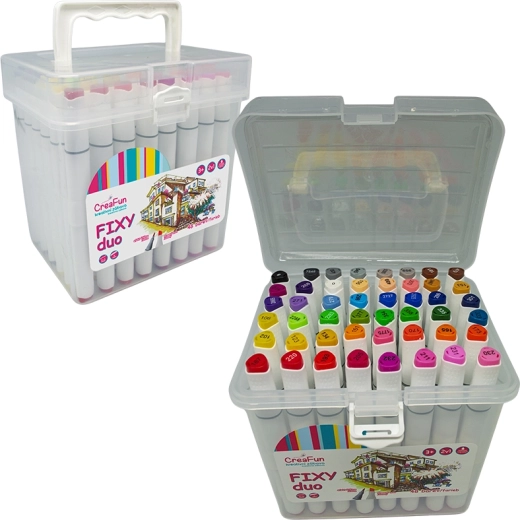 CreaFun duo feutres 48 couleurs