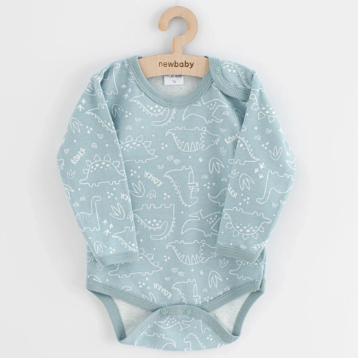 NEW BABY Classic II mint dinosaur baby bodysuit