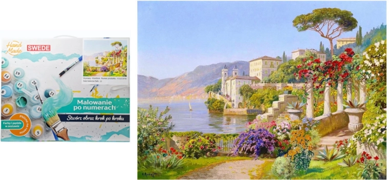 Peinture par numéros – Dans le jardin