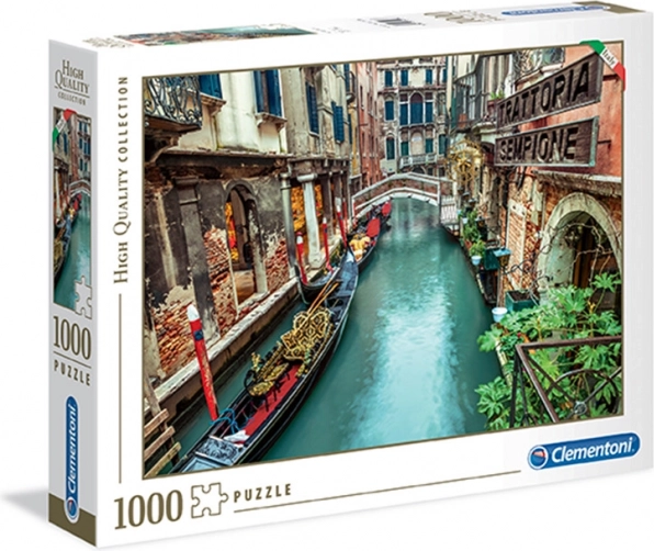 Puzzel 1000 stukjes Kanaal in Venetië