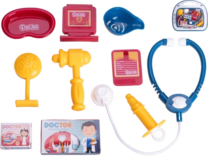 Set petit docteur – bleu, 10 pièces