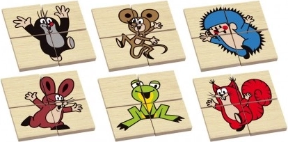 Wooden Puzzles Little Mole – 6 Designs by DETOA