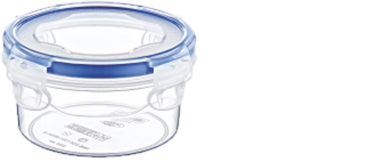 Round Plastic Saver Box 0.25 L