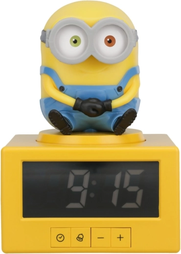 Minions alarm clock – licensed kids' alarm clock with analog dial