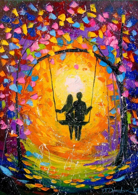 Puzzle Romantic Love 1000 Pieces